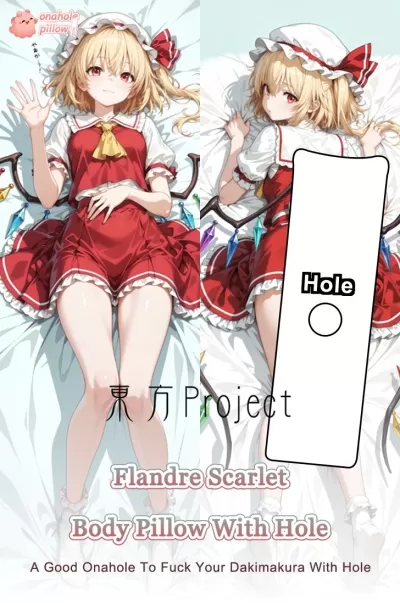 Flandre Scarlet Touhou Project Life Size Fuckable Body Pillow Full Length Design