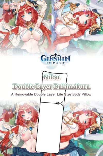 Nilou Genshin Impact Double Layer Hug Pillow Cover Only Option
