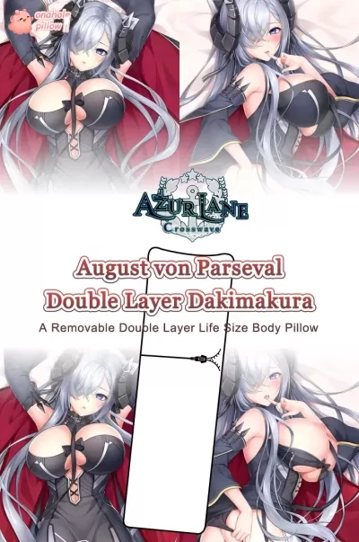 August von Parseval Azur Lane Double Layer Anime Dakimakura Stretchy 2WAY Tricot