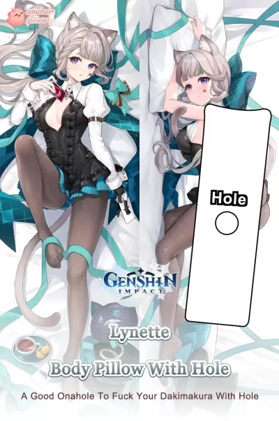 Lynette Genshin Impact Full Size Onahole Dakimakura with Inflatable Inner