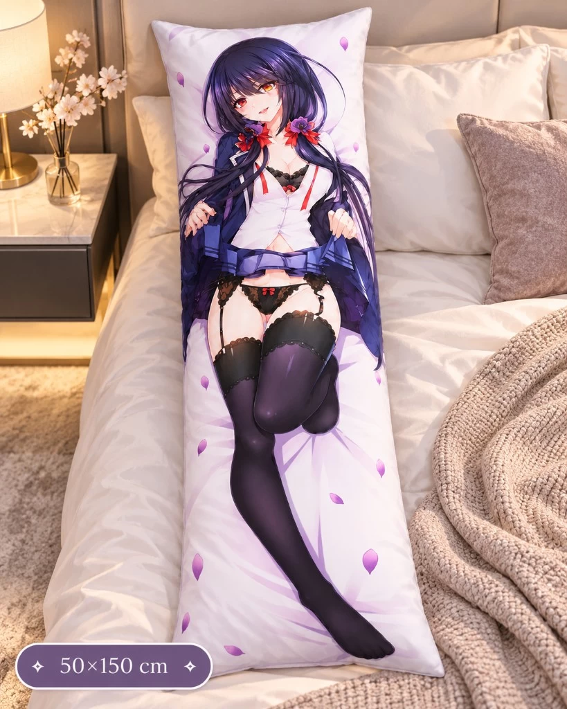 50×150 cm classic dakimakura on a bed