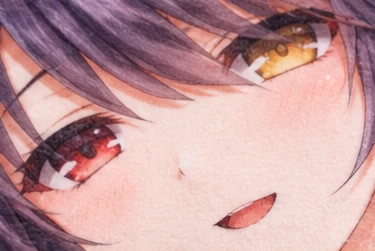 Plush face detail
