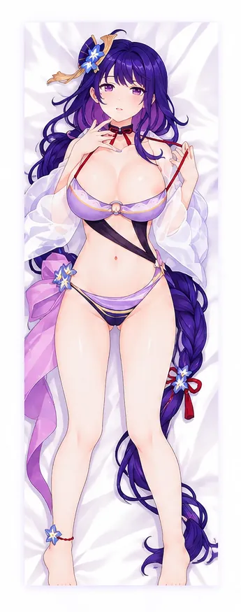 Original full-body character artwork submitted for a custom split-leg pillow