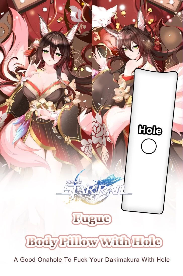 Fugue Honkai Star Rail 等身中间开孔抱枕
