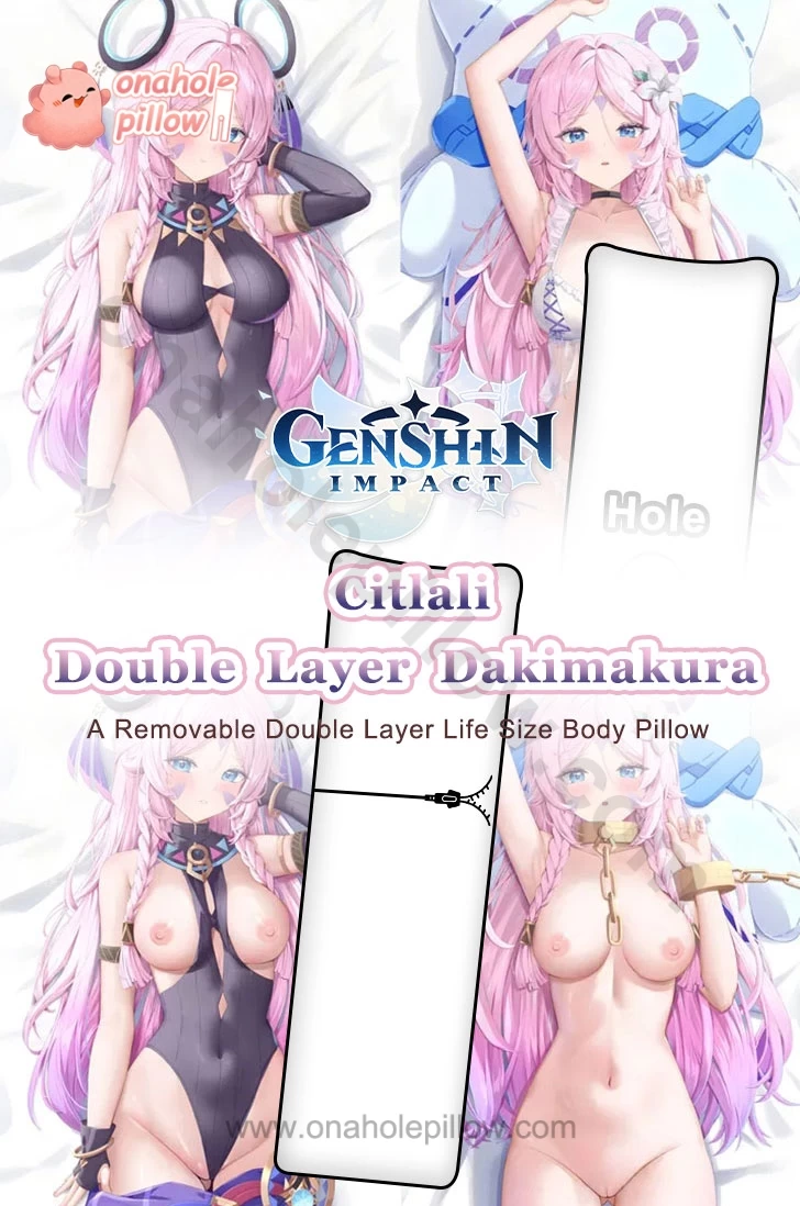 Citlali Genshin Impact Double Layer Reversible Dakimakura Body Pillow