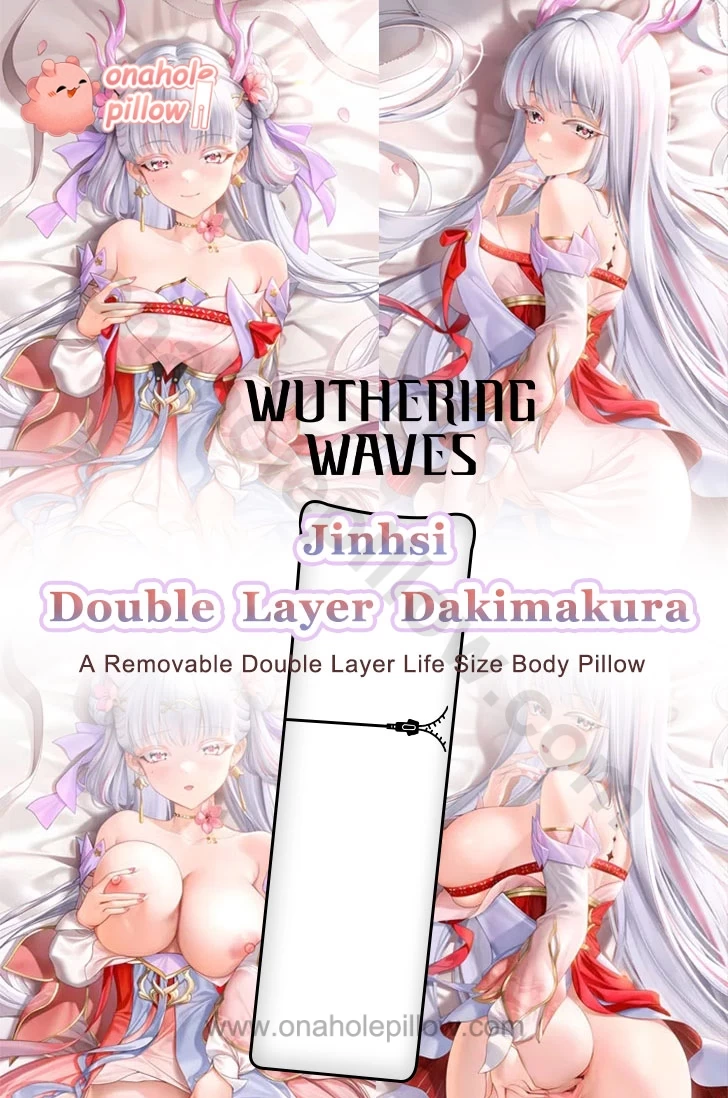 Jinhsi Wuthering Waves Double Layer Reversible Dakimakura Body Pillow