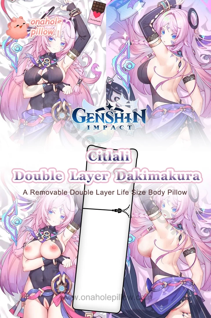 Citlali Genshin Impact Double Layer Reversible Dakimakura Body Pillow
