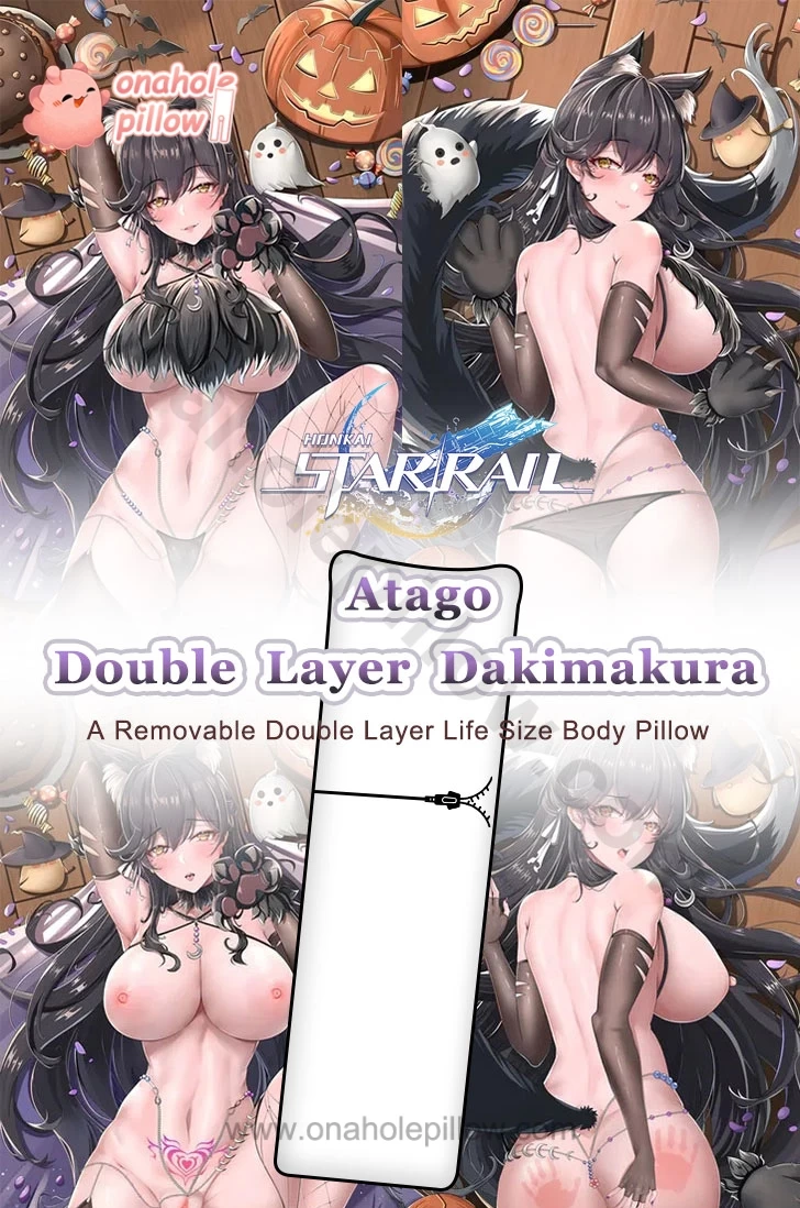 Atago Azur Lane Double Layer Reversible Dakimakura Body Pillow