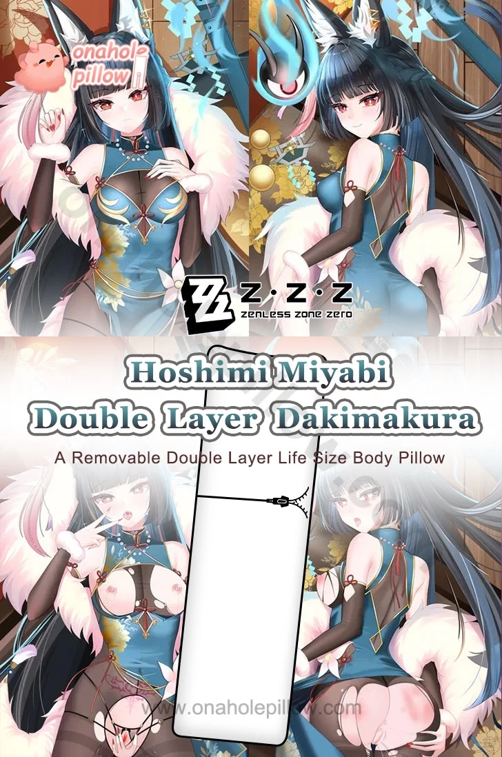 Hoshimi Miyabi Zenless Zone Zero Double Layer Reversible Dakimakura Body Pillow
