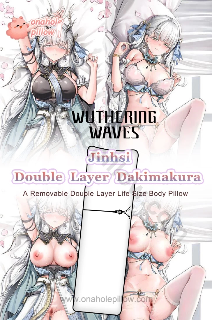 Jinhsi Wuthering Waves Double Layer Reversible Dakimakura Body Pillow