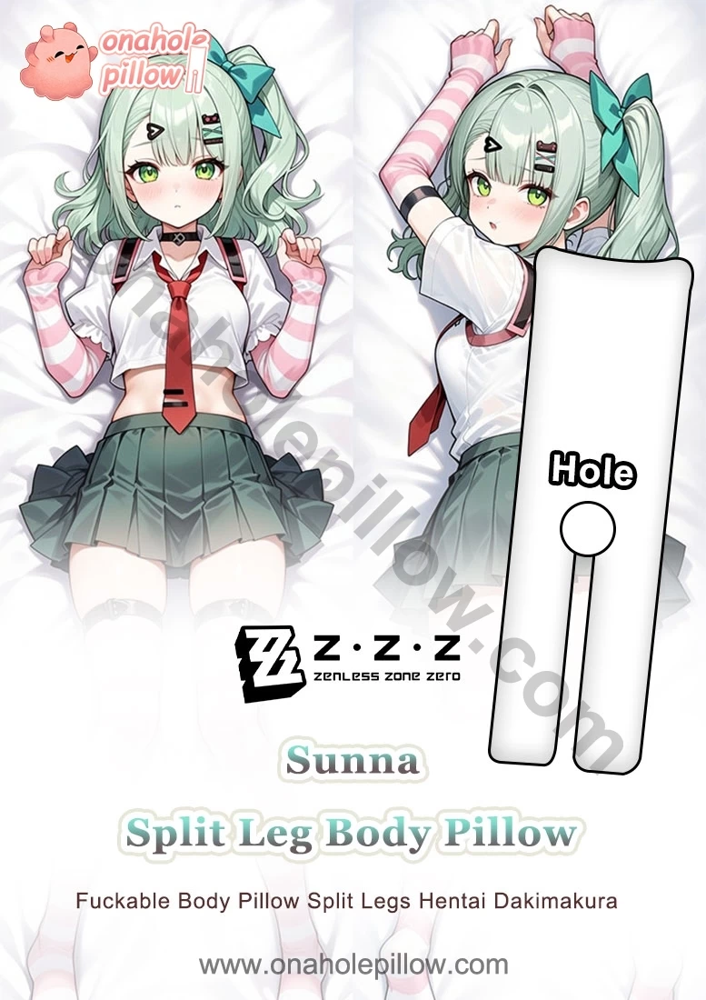 Sunna Zenless Zone Zero Split Leg Body Pillow Anime Thigh Cushion Dakimakura