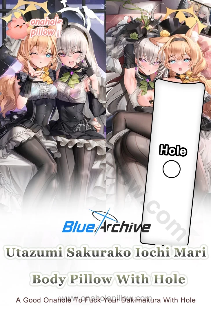Iochi Mari & Utazumi Sakurako Blue Archive Full Body Onahole Dakimakura Anime Body Pillow