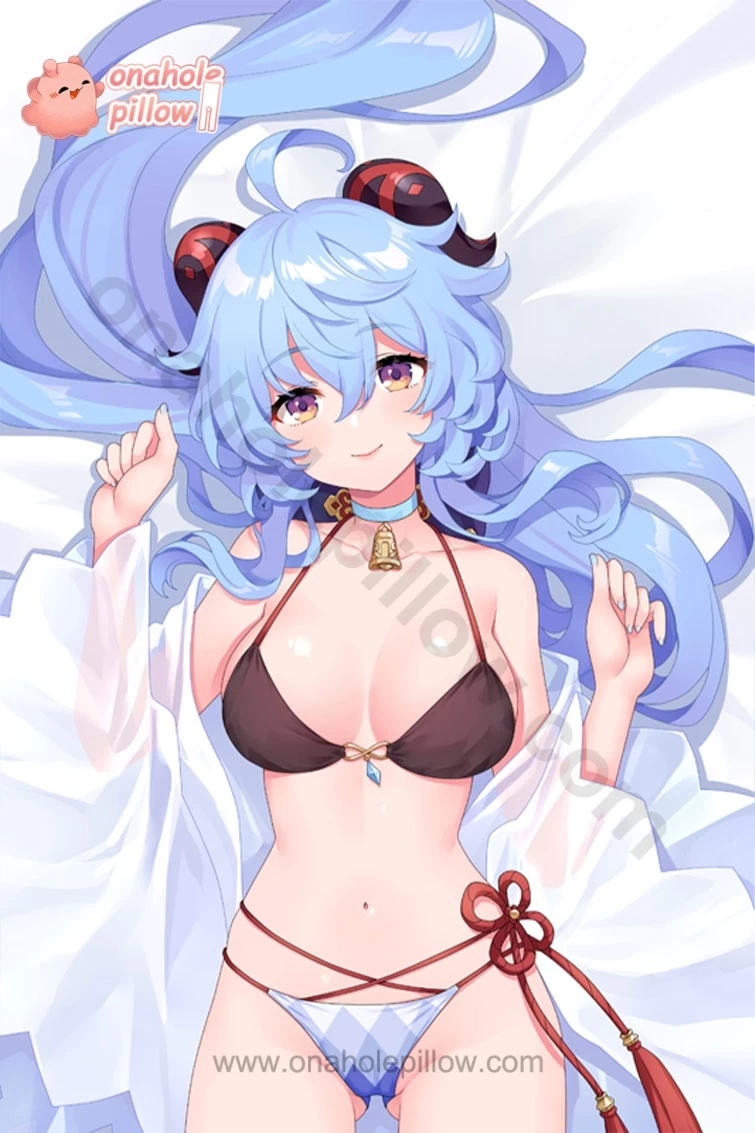 Ganyu Genshin Impact Half Body Onahole Dakimakura Anime Torso Pillow