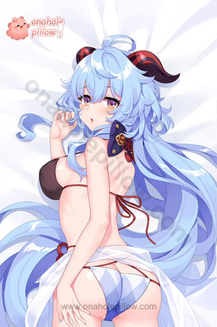 Ganyu Genshin Impact Half Body Onahole Dakimakura Anime Torso Pillow