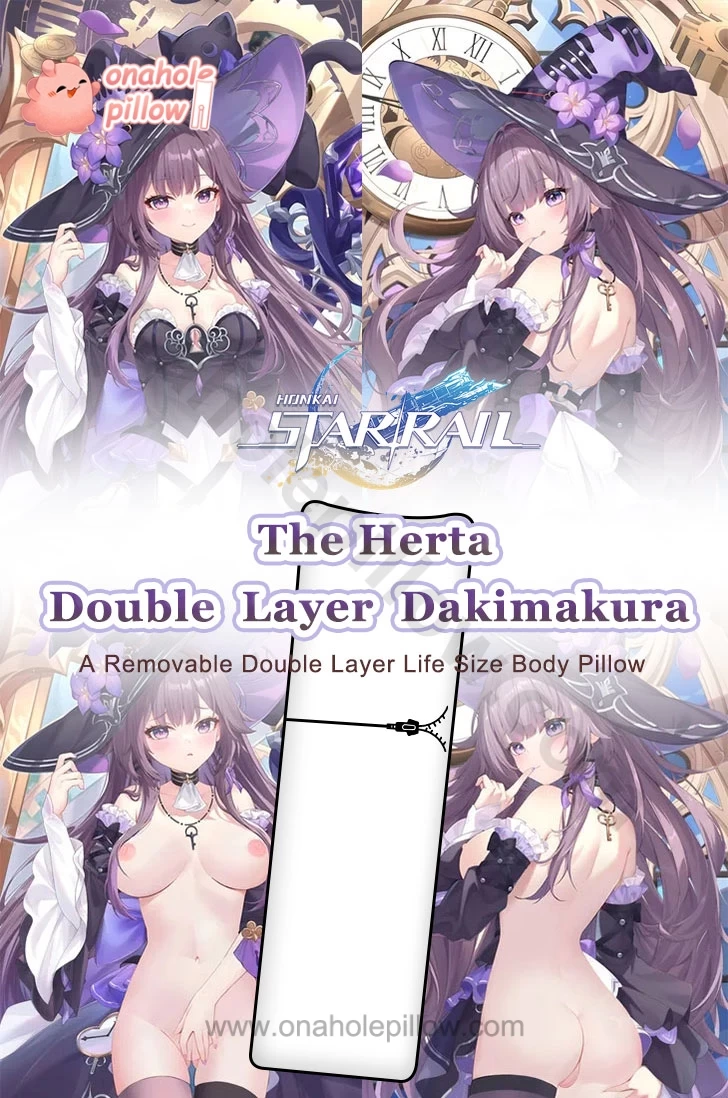 The Herta Honkai Star Rail Double Layer Reversible Dakimakura Body Pillow