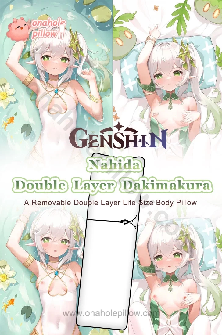 Nahida Genshin Impact Double Layer Reversible Dakimakura Body Pillow
