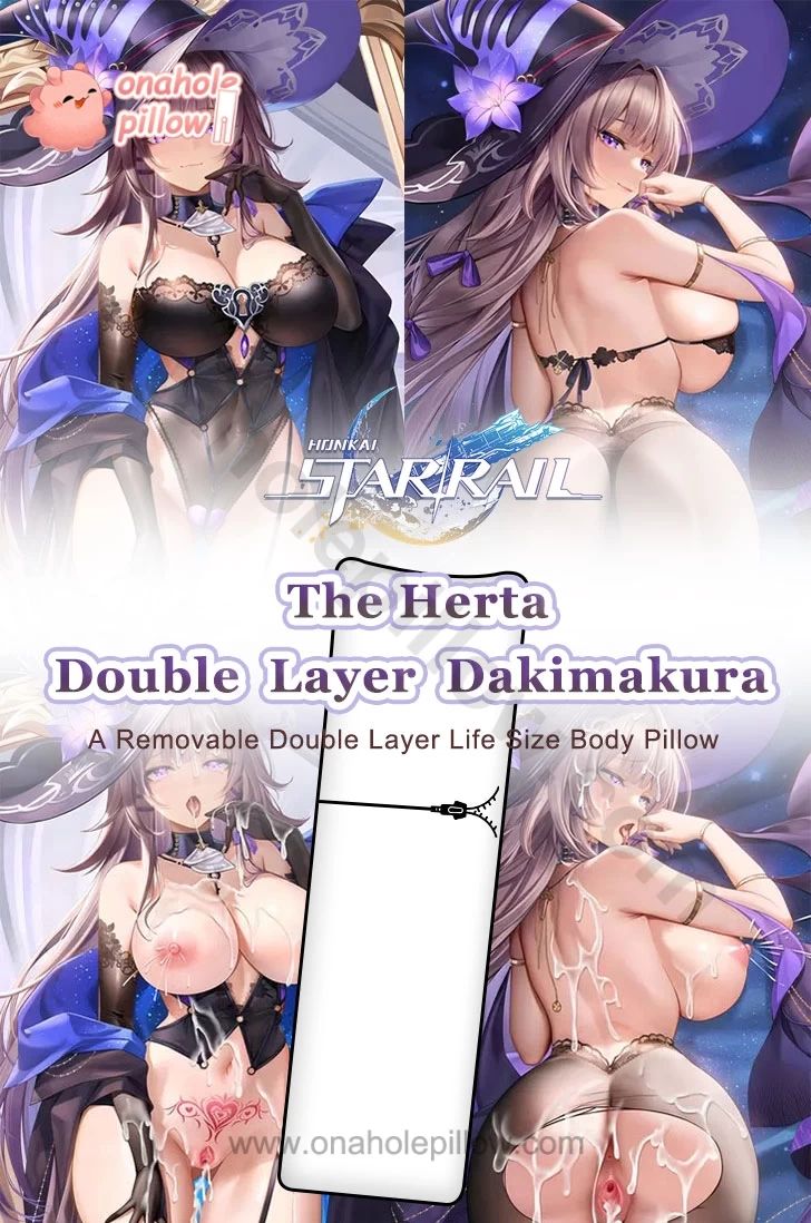 The Herta Honkai Star Rail Double Layer Reversible Dakimakura Body Pillow