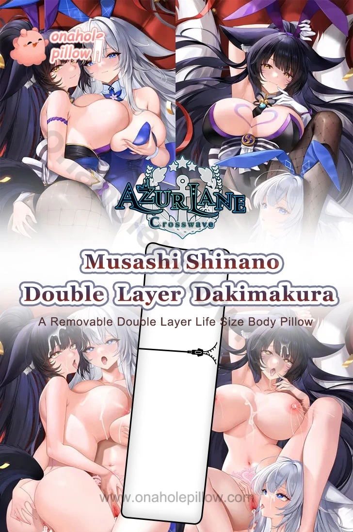 Musashi Shinano Azur Lane Double Layer Reversible Dakimakura Body Pillow