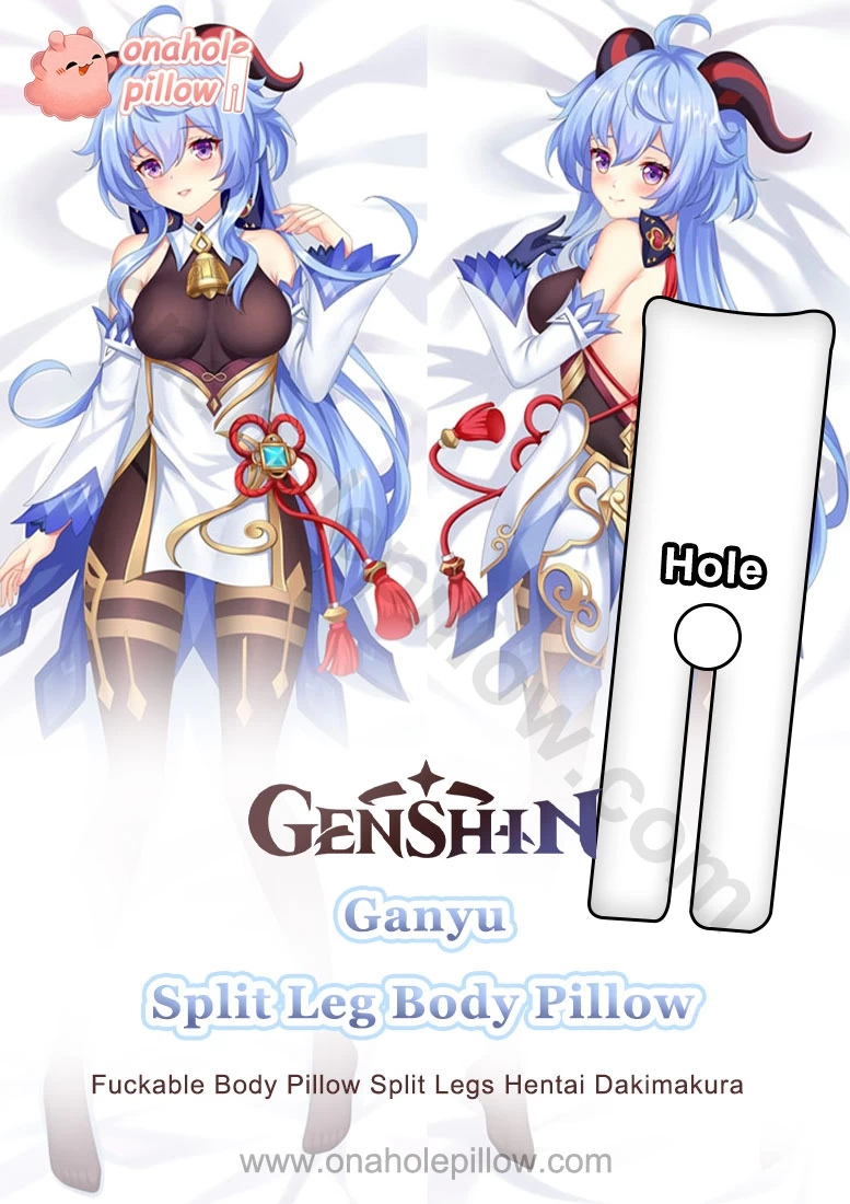 Ganyu Genshin Impact Split Leg Body Pillow Anime Thigh Cushion Dakimakura
