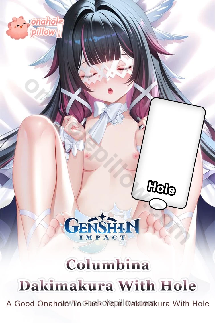 Columbina Genshin Impact Half Body Onahole Dakimakura Anime Torso Pillow