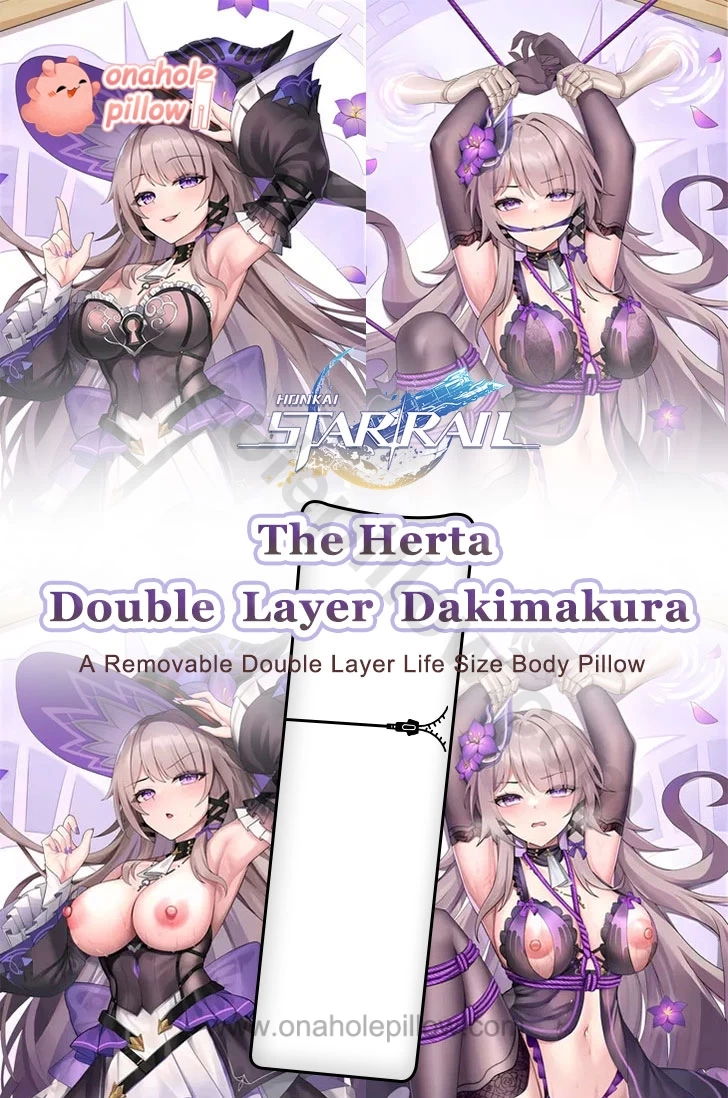 The Herta Honkai Star Rail Double Layer Reversible Dakimakura Body Pillow