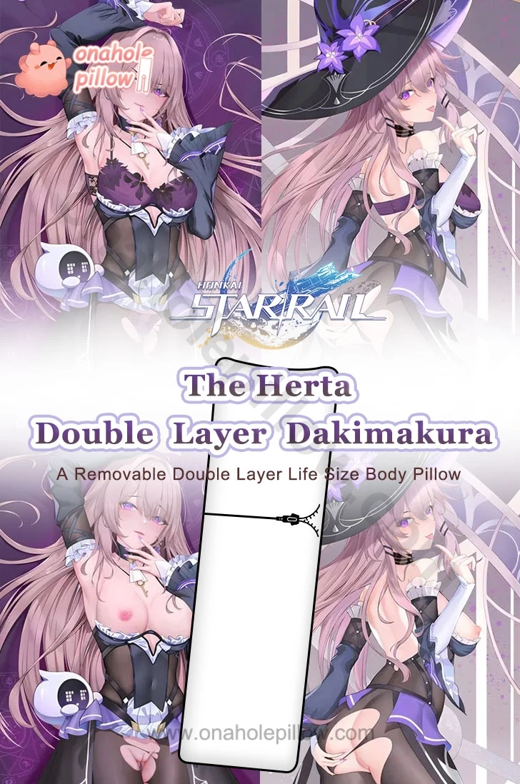 The Herta Honkai Star Rail Double Layer Reversible Dakimakura Body Pillow