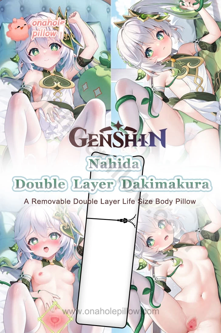 Nahida Genshin Impact Double Layer Reversible Dakimakura Body Pillow