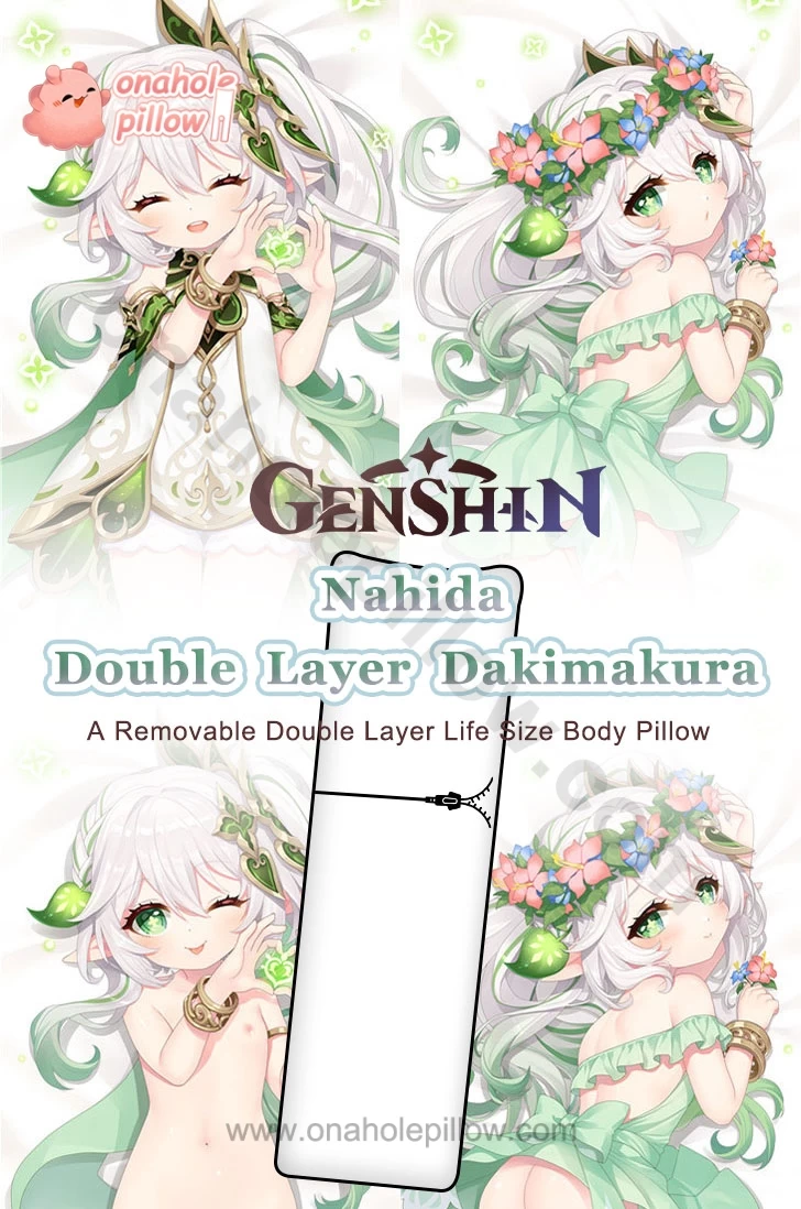 Nahida Genshin Impact Double Layer Reversible Dakimakura Body Pillow