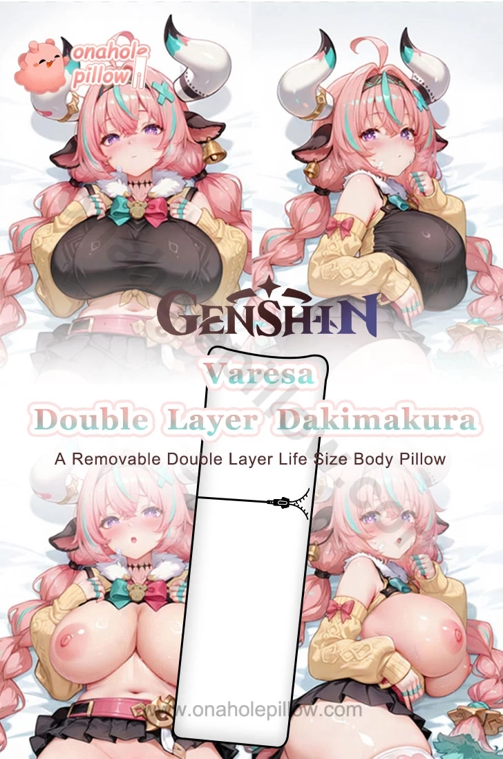 Varesa Genshin Impact Double Layer Reversible Dakimakura Body Pillow