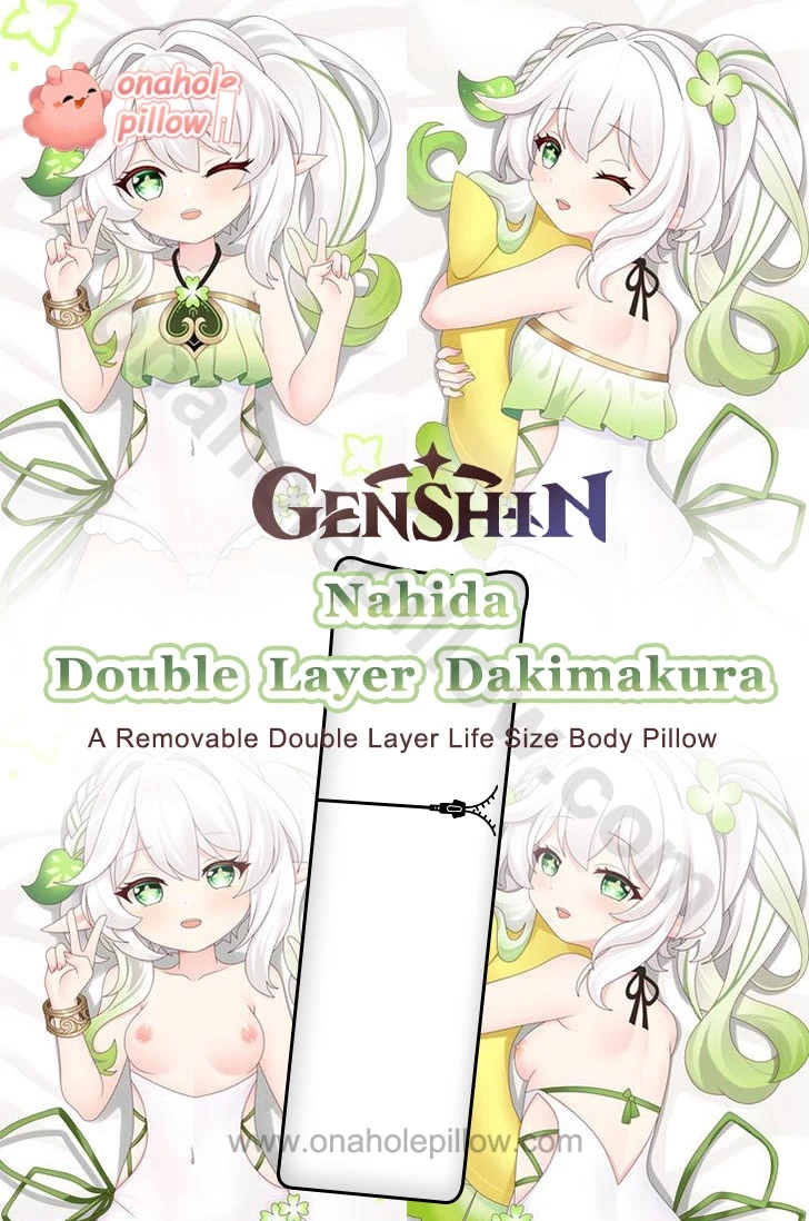 Nahida Genshin Impact Double Layer Reversible Dakimakura Body Pillow