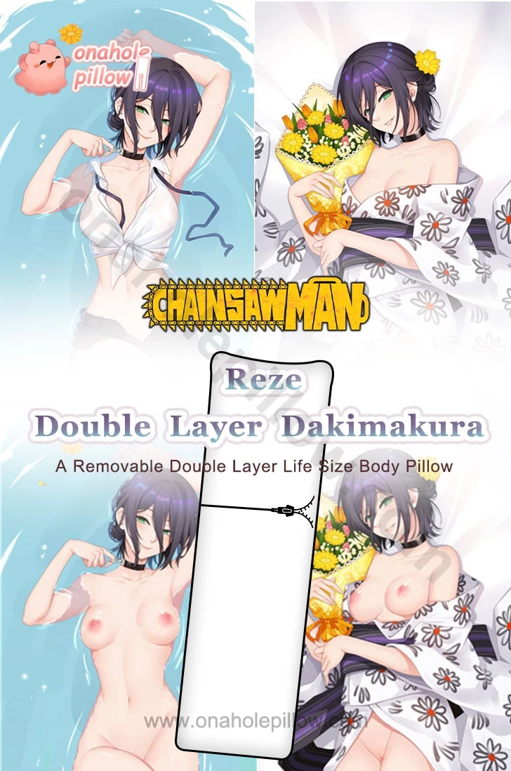 Reze Chainsaw Man Double Layer Reversible Dakimakura Body Pillow