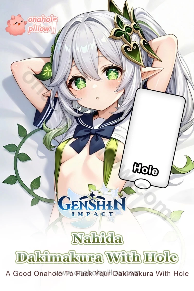 Nahida Genshin Impact Half Body Onahole Dakimakura Anime Torso Pillow