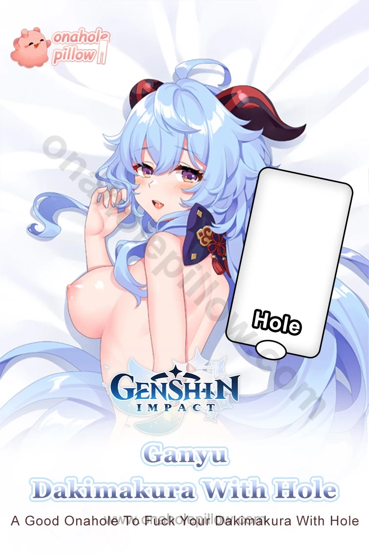 Ganyu Genshin Impact Half Body Onahole Dakimakura Anime Torso Pillow