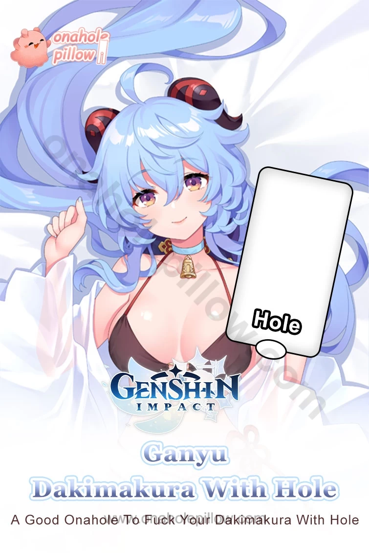 Ganyu Genshin Impact Half Body Onahole Dakimakura Anime Torso Pillow