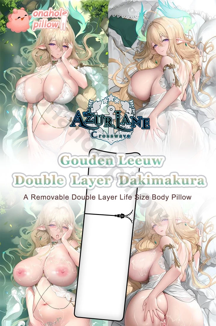 Gouden Leeuw Azur Lane Double Layer Reversible Body Pillow