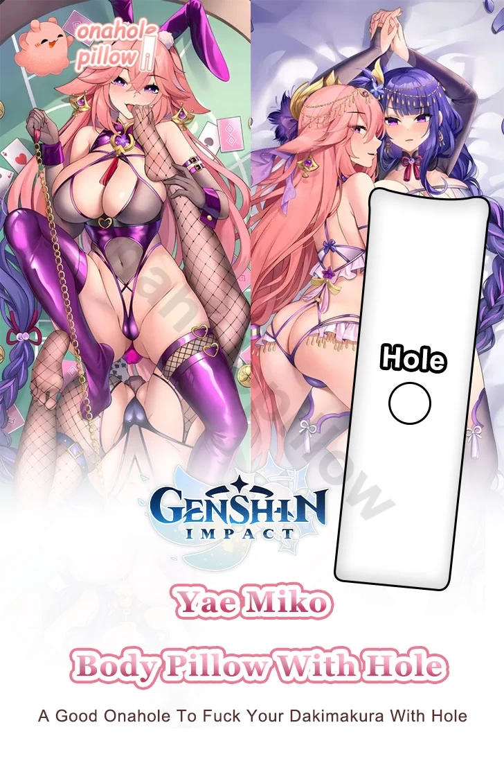 Yae Miko Genshin Impact Full Body Onahole Body Pillow with Hole
