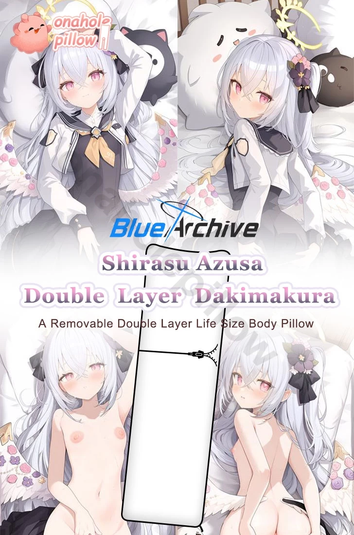 Shirasu Azusa Blue Archive Double Layer Reversible Body Pillow