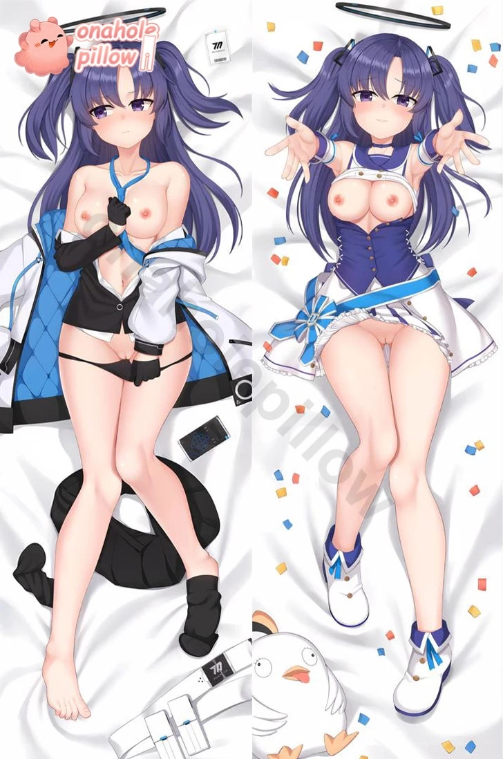 Hayase Yuuka Blue Archive Double Layer Reversible Body Pillow