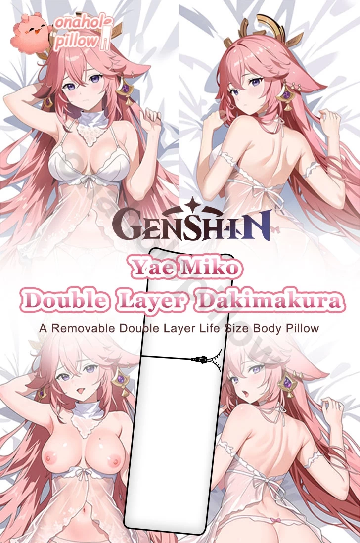 Yae Miko Genshin Impact Removable Layer Anime Dakimakura