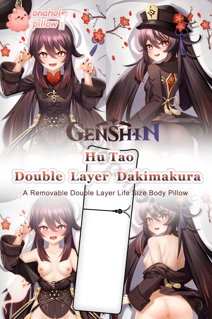 Hu Tao Genshin Impact Dual Layer Reversible Pillow