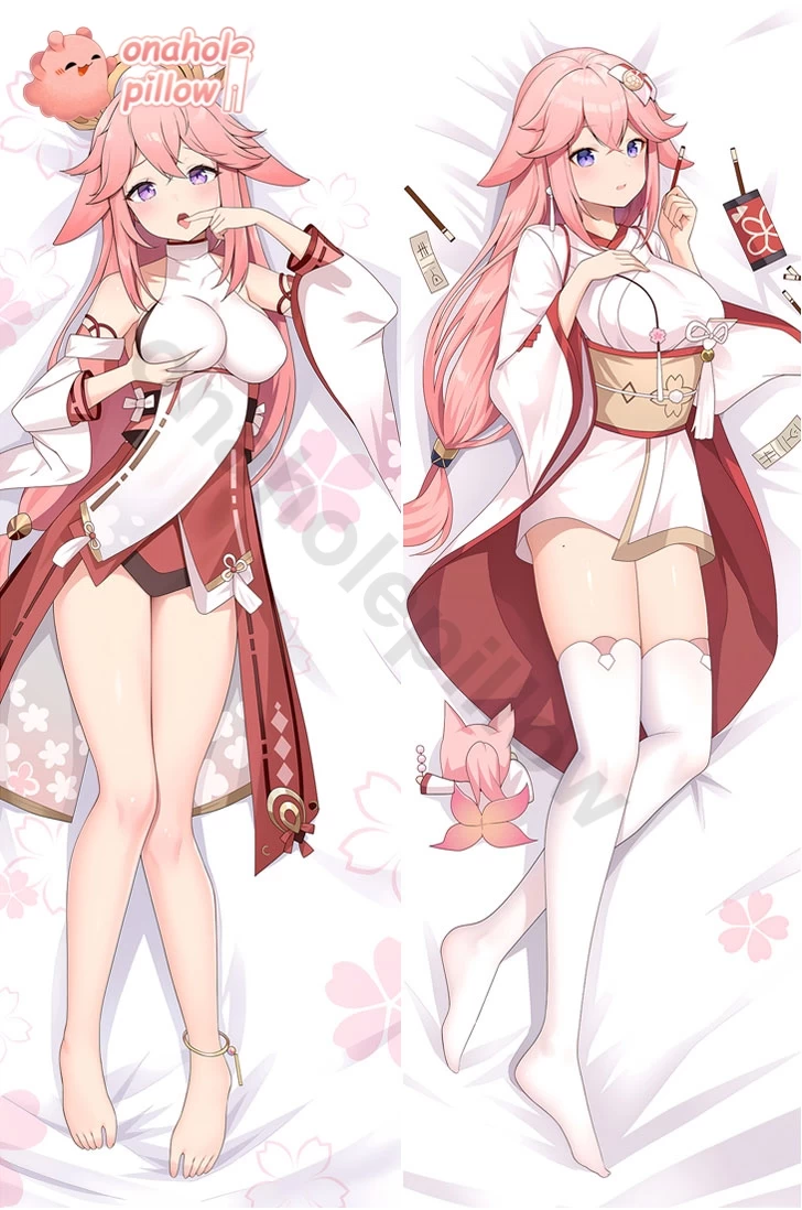 Yae Miko Genshin Impact Full Body Dakimakura Onahole Pillow