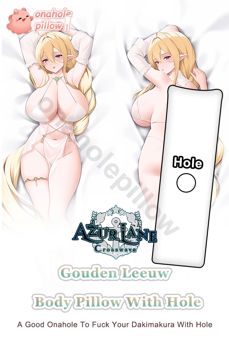 Gouden Leeuw Azur Lane Full Body Onahole Pillow with Hole
