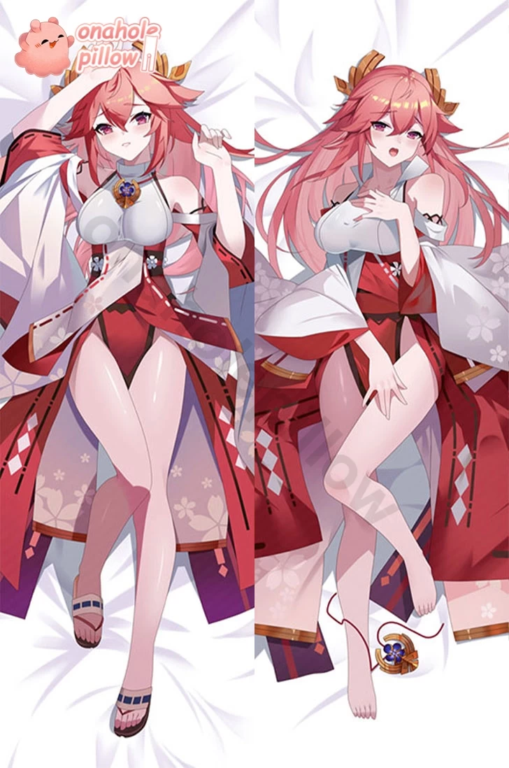 Yae Miko Genshin Impact Full Body Pillow with Onahole Anime Dakimakura