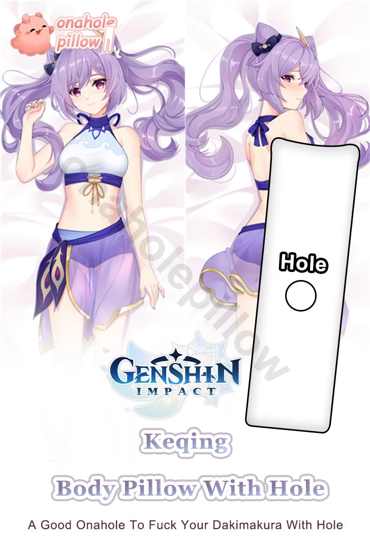 Keqing Genshin Impact Full Body Onahole Pillow with Hole