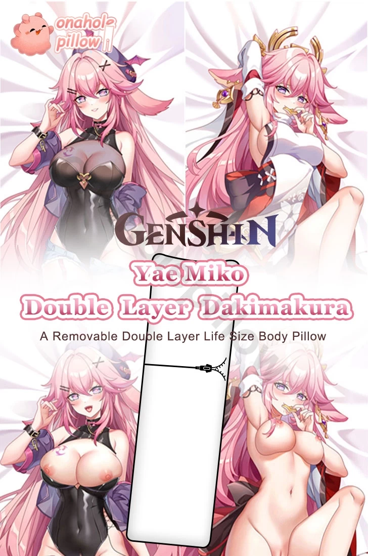 Yae Miko Genshin Impact Removable Layer Anime Dakimakura