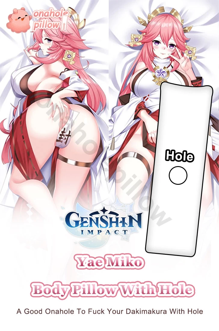 Yae Miko Genshin Impact Full Body Fuckable Dakimakura with Hole