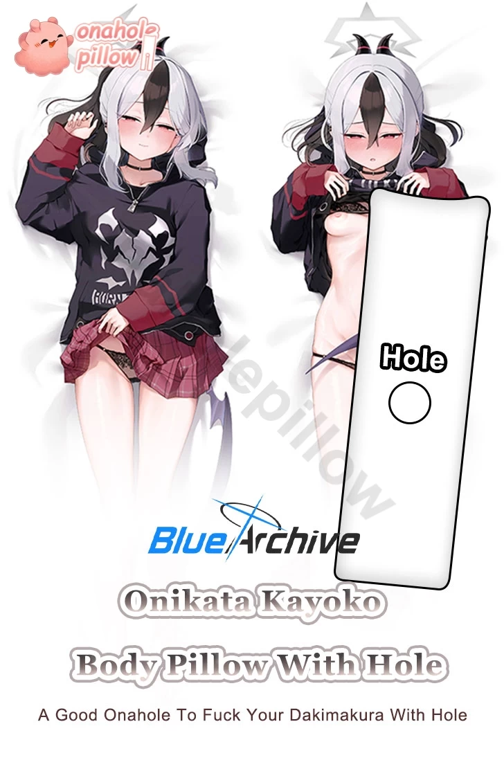 Onikata Kayoko Blue Archive Full Body Onahole Body Pillow with Hole