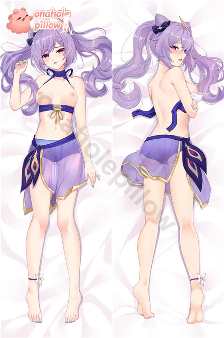 Keqing Genshin Impact Between Legs Pillow with Hole