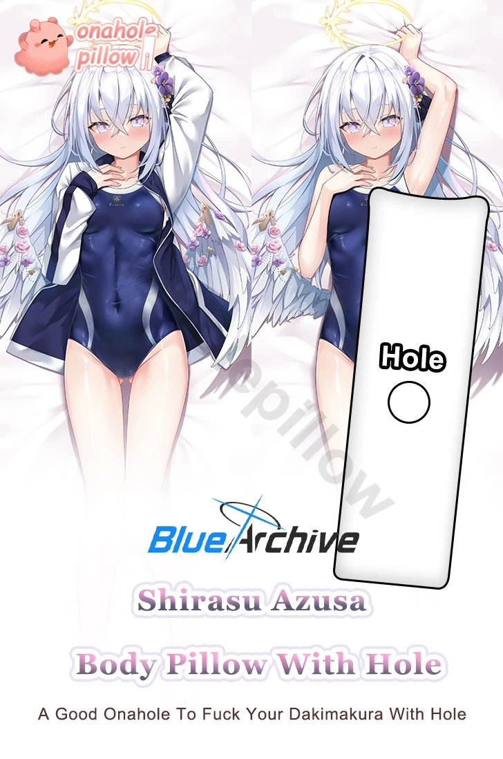 Shirasu Azusa Blue Archive Full Body Dakimakura with Onahole