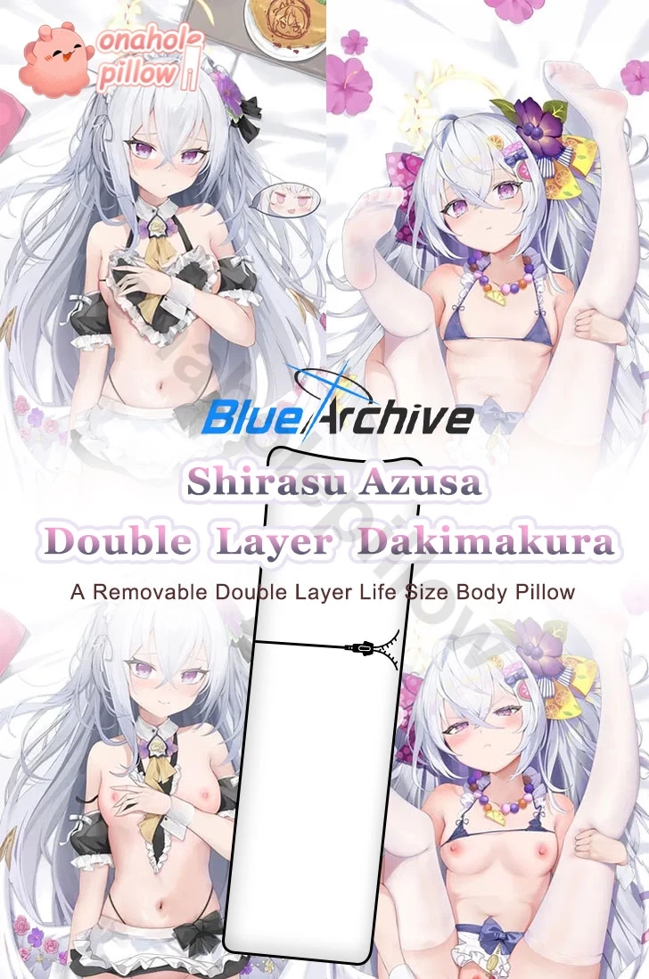 Shirasu Azusa Blue Archive Double Layer Reversible Body Pillow